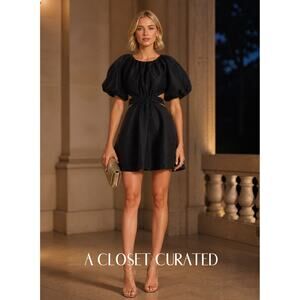 aje admiration asymmetric mini dress Hire Admiration Asymmetric Mini Dress in Fuchsia | AJE
